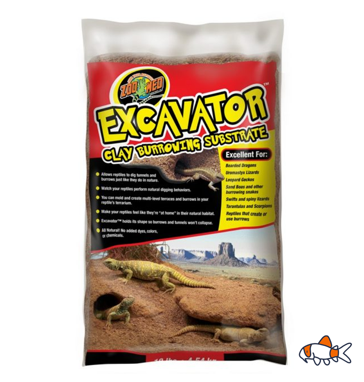 Excavator Clay Burrowing Substrate (4.54kg)