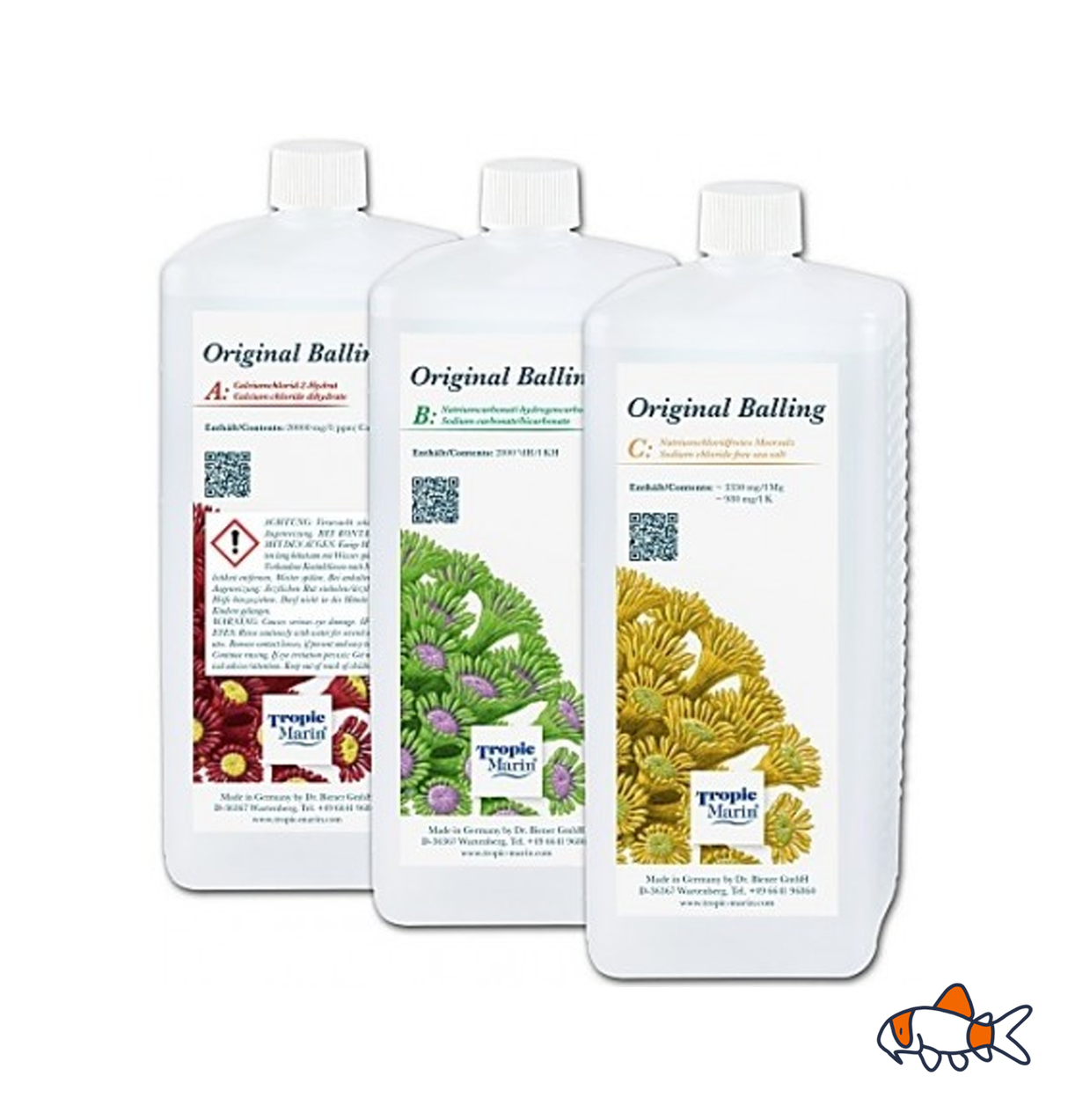 Original Balling Liquid Set 3x 1L
