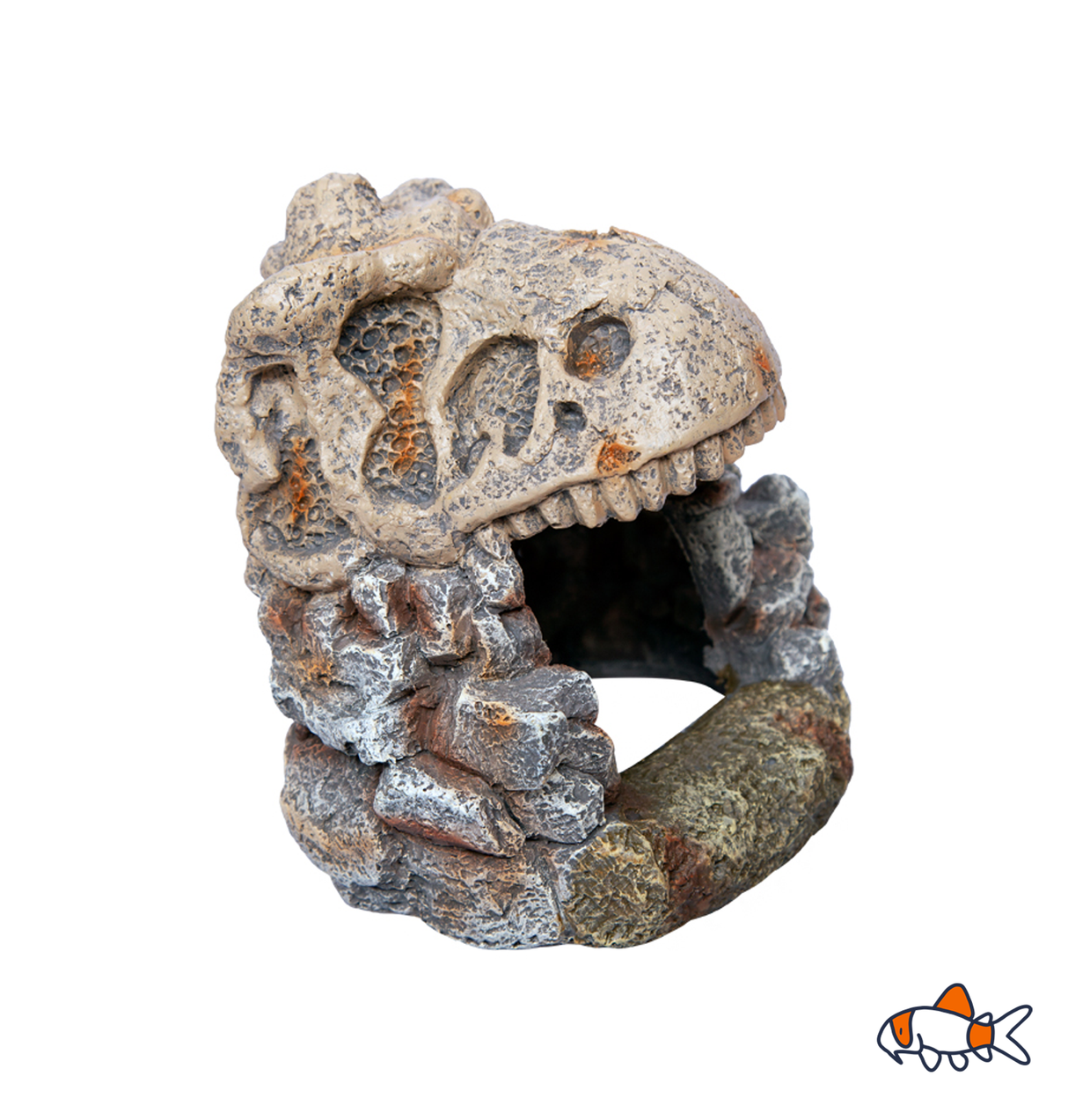 Aqua One Ornament - Dinosaur Cave Skull Medium 13.5x10.5x13.5cm
