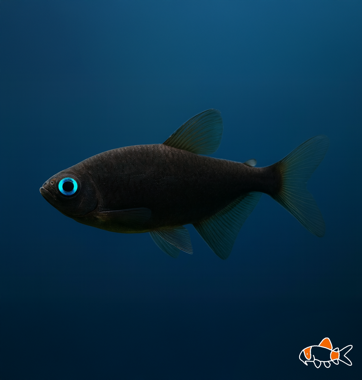 Black Emperor Tetra | Imported