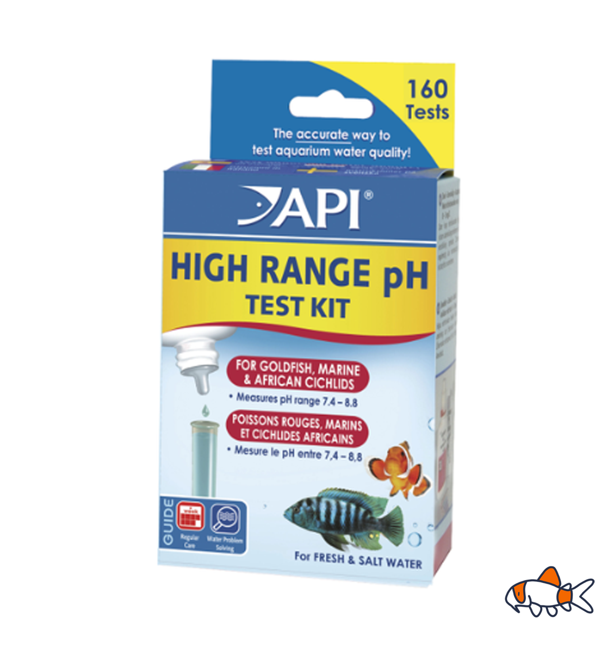 API Hi Range pH Test - Fresh/Salt