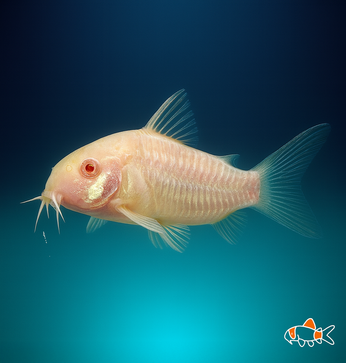 Albino Sterbai Cory | Imported