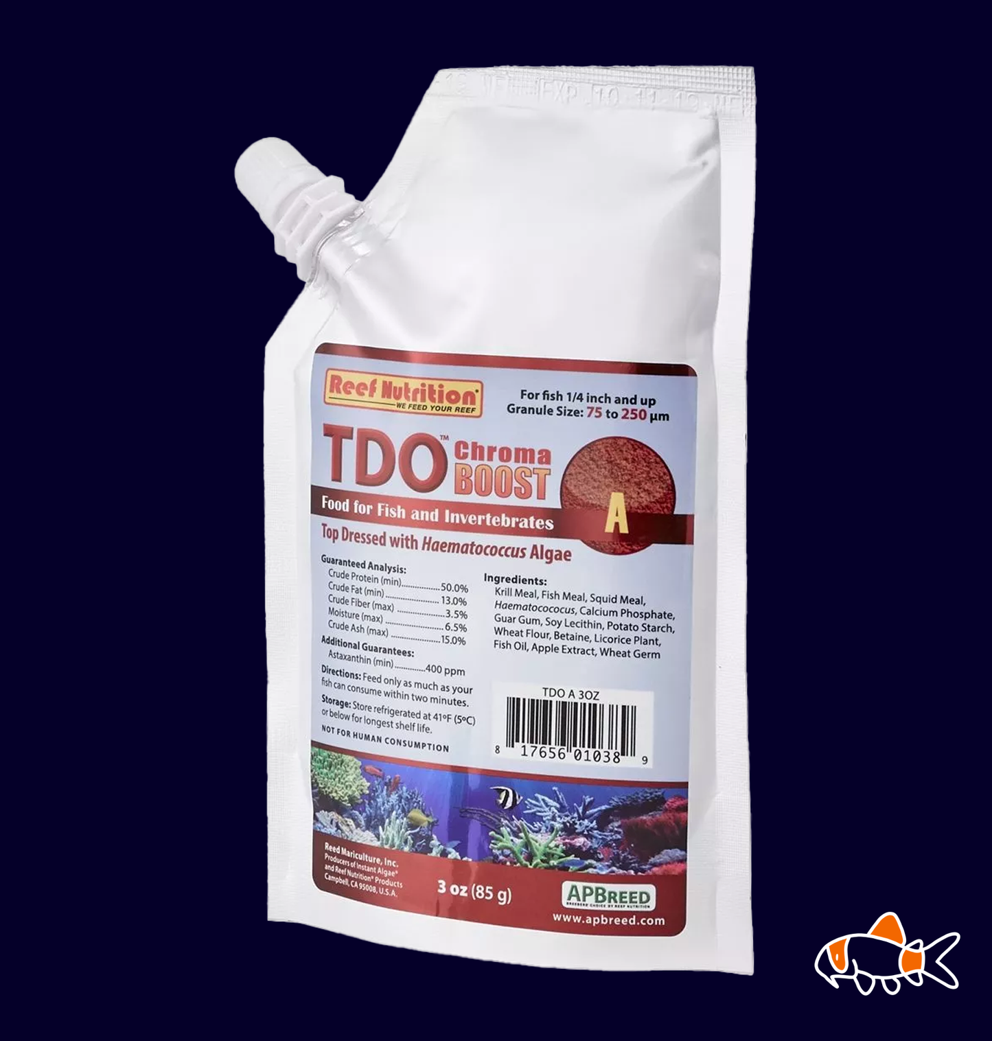 TDO-A Chroma BOOST Granule Fish Food