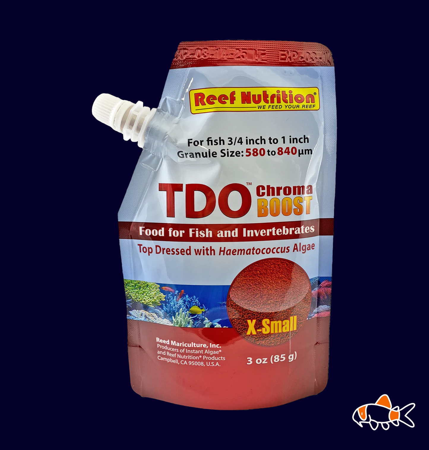 TDO-C1 X-Small Chroma BOOST Granule Fish Food