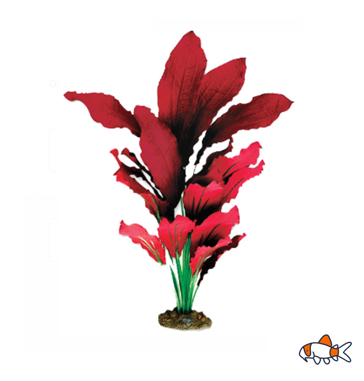 Aqua One Silk Plant - Amazon Red 40cm