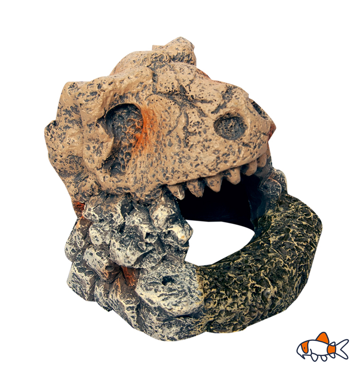 Aqua One Ornament - Dinosaur Cave Skull Small 7x7x7.2cm