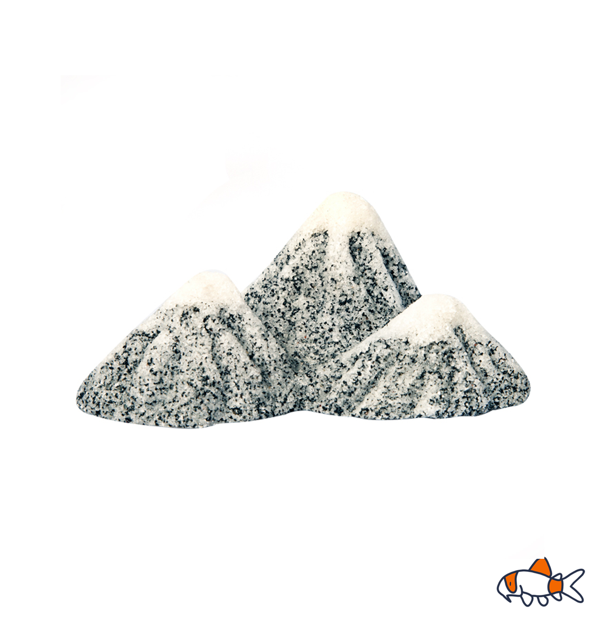 Aqua One Ornament Snow Topped Mountains S 17x8.5x7.5cmh