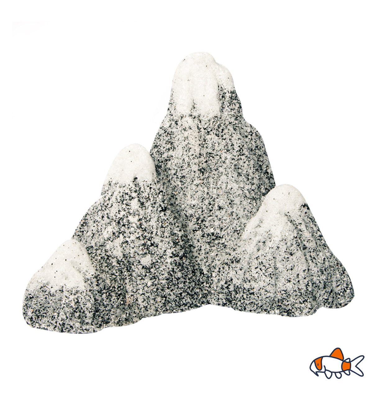 Aqua One Ornament Snow Topped Mountains L 22x10x16.5cmh