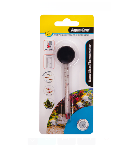 Aqua One Glass Nano Thermometer 9cm