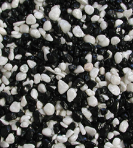 Aqua One Gravel - Mixed White + Black (2mm)