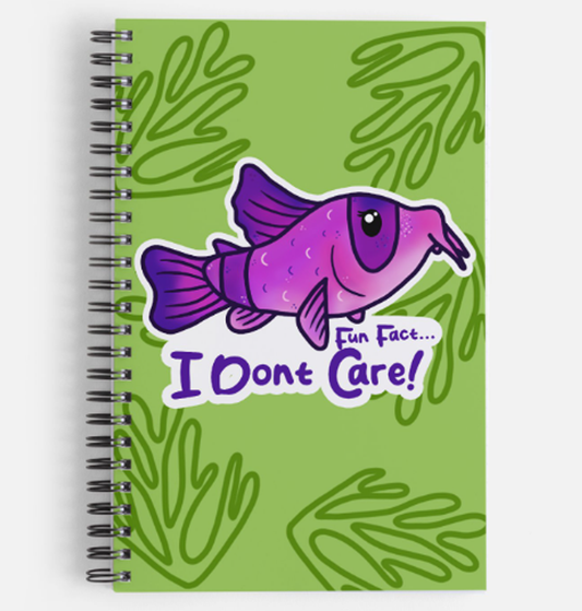 Fun Fact... I Don't Care Notebook