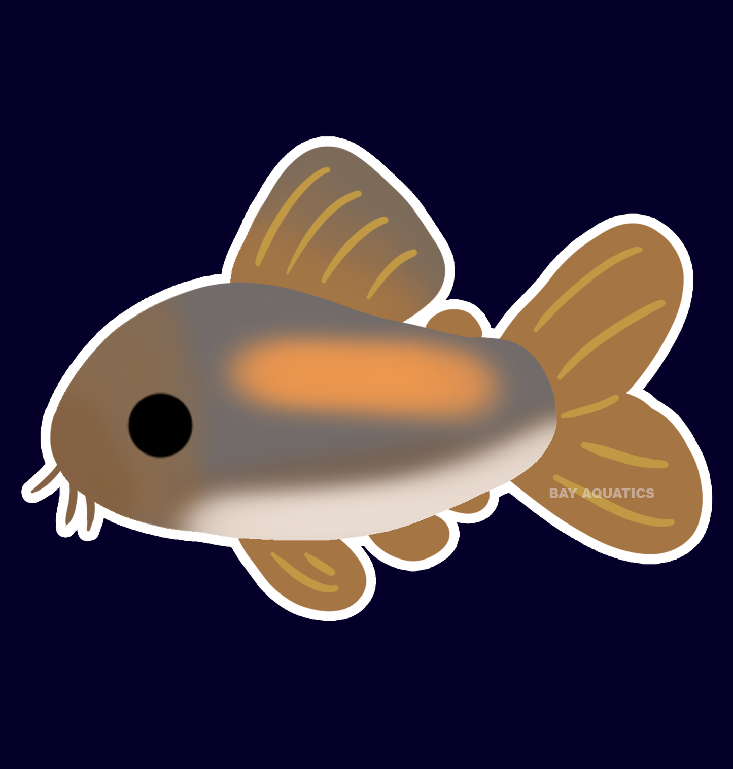 Golden Laser Cory Sticker