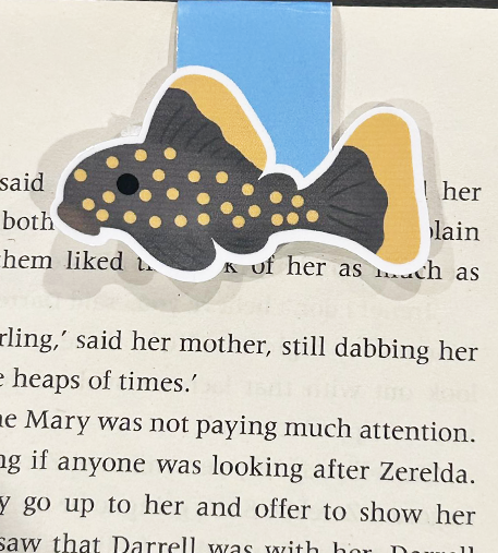 Golden Nugget Pleco Magnetic Bookmark