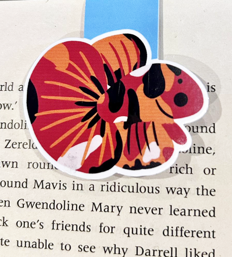 Koi Betta Magnetic Bookmark