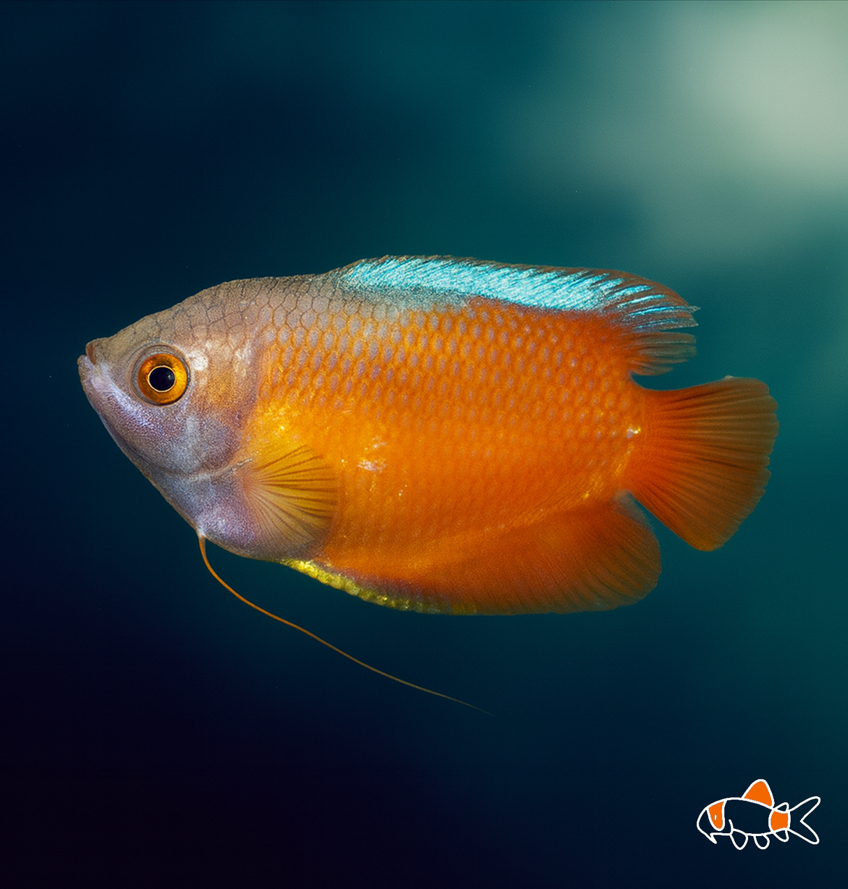 Orange Dwarf Gourami | Imported
