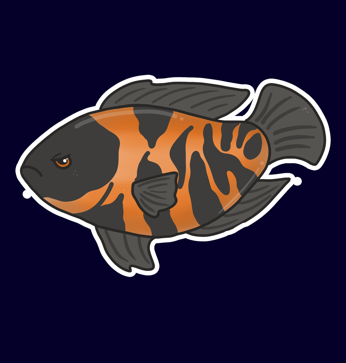 Tiger Oscar Sticker