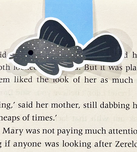Peppermint Pleco Magnetic Bookmark