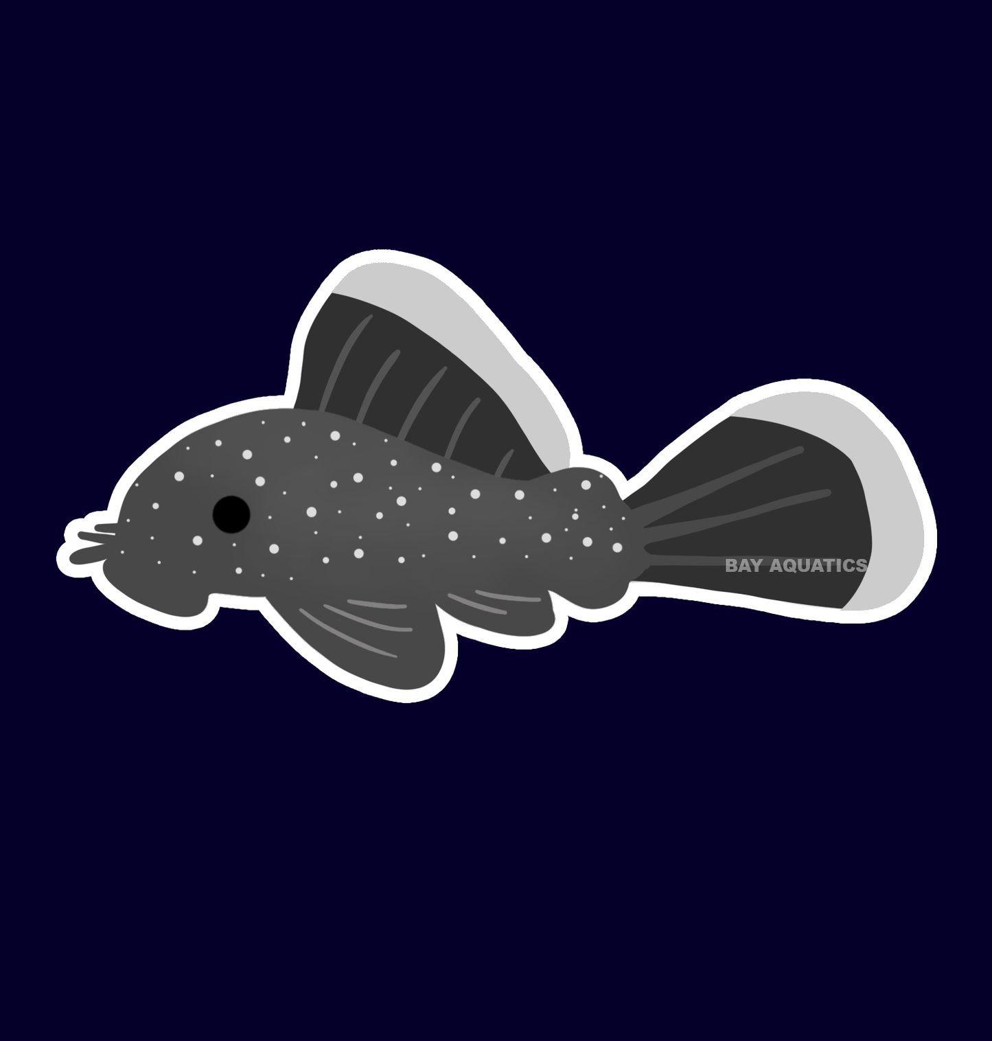 Starlight Pleco Sticker