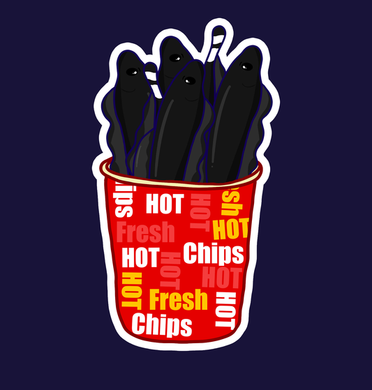 Ghost Chips Sticker