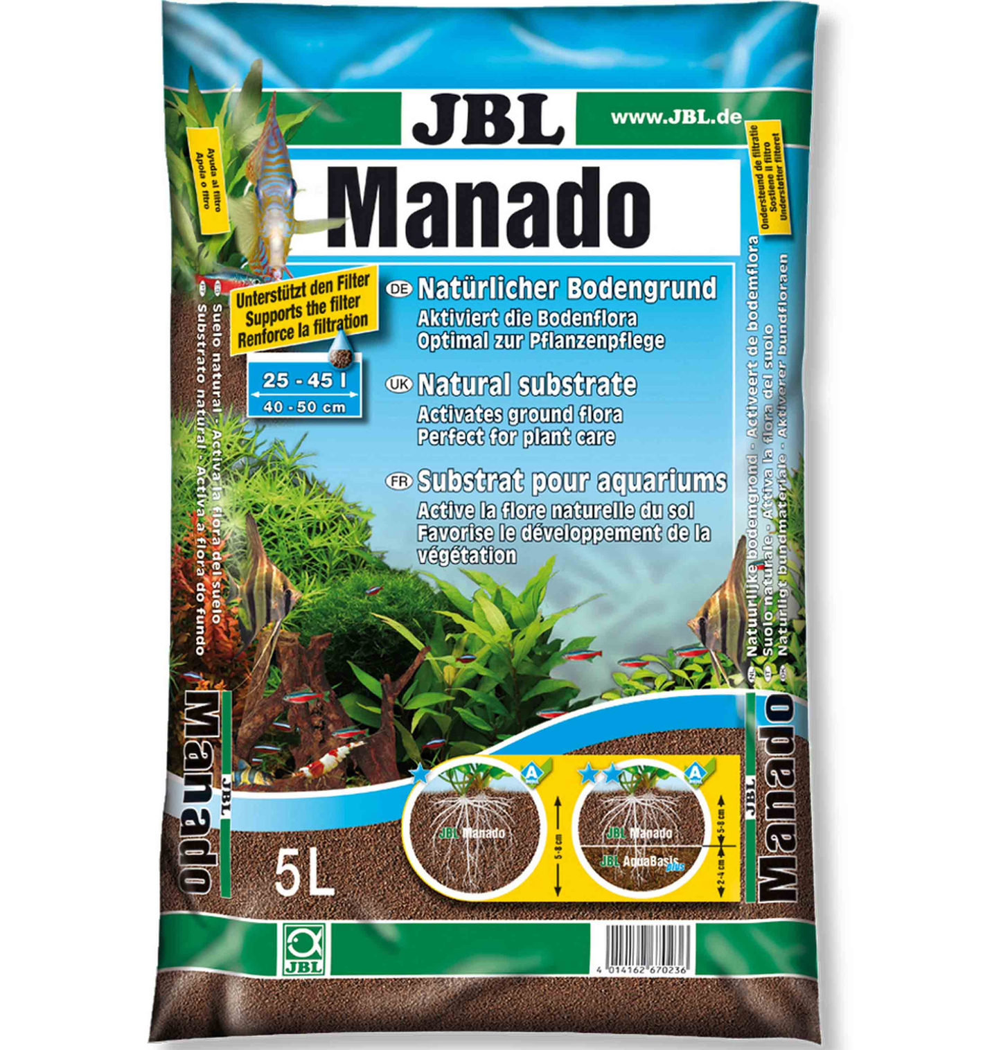 JBL Manado Natural Substrate