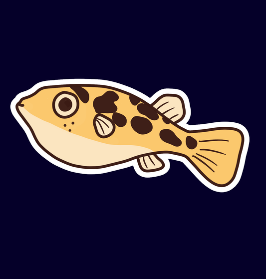 Pea Puffer Sticker