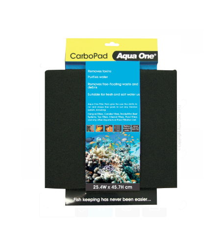 Aqua One Carbo Pad - Self Cut Filter Pad