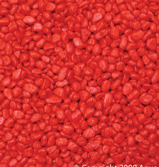 Aqua One Gravel - Scarlet Red (7mm)
